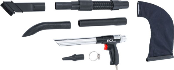 BGS Druckluft-Saug- / Blaspistole, umschaltbar, 8-teilig, 3337
