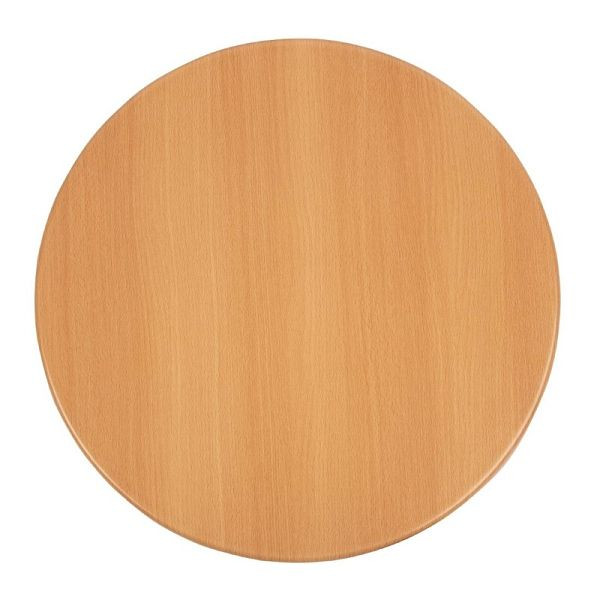 Bolero runde Tischplatte Buche 60cm, vorgebohrt, hitze- und waserbeständig, GG642