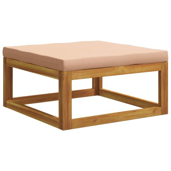 vidaXL Modulares Fußhocker-Element mit Kissen, 42028338