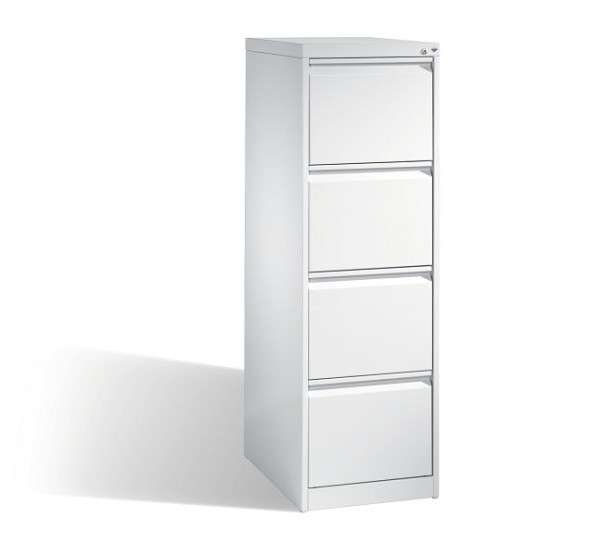 C+P Hängeregistraturschrank Acurado, H1357xB433xT590mm, Farbe: Lichtgrau, Griffleiste, 11434-311 S10007