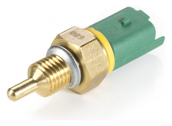 HELLA Sensor, Kühlmitteltemperatur, 12V, 2-polig, geschraubt, mit Dichtung, 6PT 009 309-161