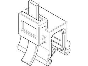 ART 82522 Befestigungsbinder mit Edgeclip PA66HS schwarz 3,6 x 150 S-A VE=S (500 Stück)