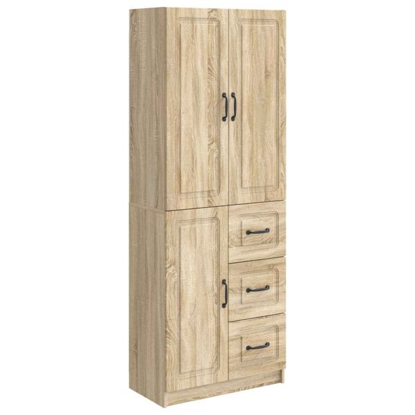 vidaXL Schrankset 2-teilig Sonoma-Eiche Holzwerkstoff, 3416981