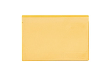 KROG Etikettentaschen - magnetisch, 120x80 mm A7, gelb mit 1 Magnetstreifen, 5902091G
