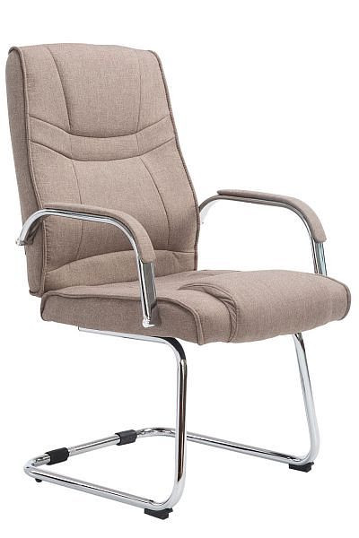 CLP Besucherstuhl Attila Stoff, taupe, 1520134124, 4251380421039