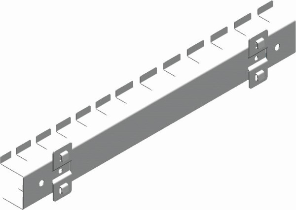 Kunzer Werkzeughalter L370xB48xH33,5mm für Rückwandlochung 10x10mm, WES1703.1