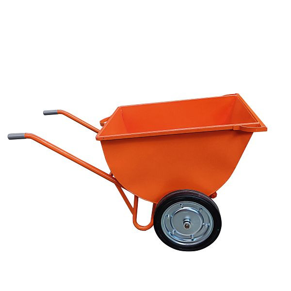 Eichinger Industrie Kippjapanerkarre 1101.3, Vollgummirad ø 400 mm, Kugellager, 250 Liter, reinorange, 11010300000002