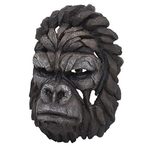 Mendler Deko Schädel HWC-H41, Polyresin Wanddeko Kopf Trophäe, In-/Outdoor, Gorillakopf 34cm, 73395