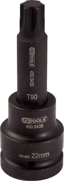 KS Tools 1" Kraft-Bit-Stecknuss Torx, lang, T60, 450.0471