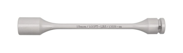 KS Tools 1/2" Torsions-Drehmomentbegrenzer-Stecknuss, 19mmx135Nm, 515.1478