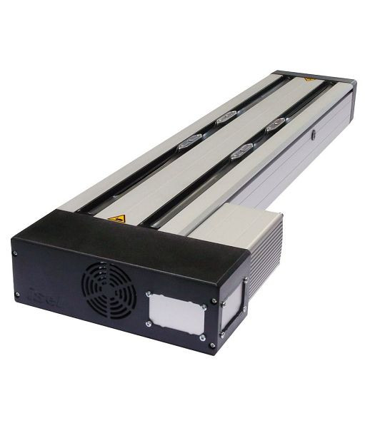 isel Kugelgewindevorschub LES 6, für Direktantrieb, L1990 mm, mit KG-Trieb16x20, ohne Motor, 2 x Wellenschlitten 5/70 mm, 234605 0199