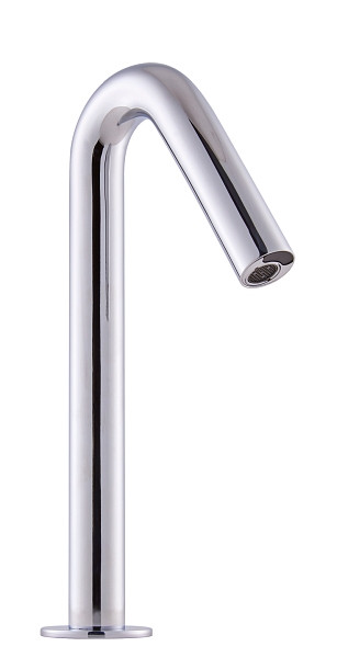 Benkiser Sintra, Elektronik Waschtisch-Ventil mit Sensor im Auslauf für Batteriebetrieb, chrom, inkl. Dual Power Input Box, 1995260