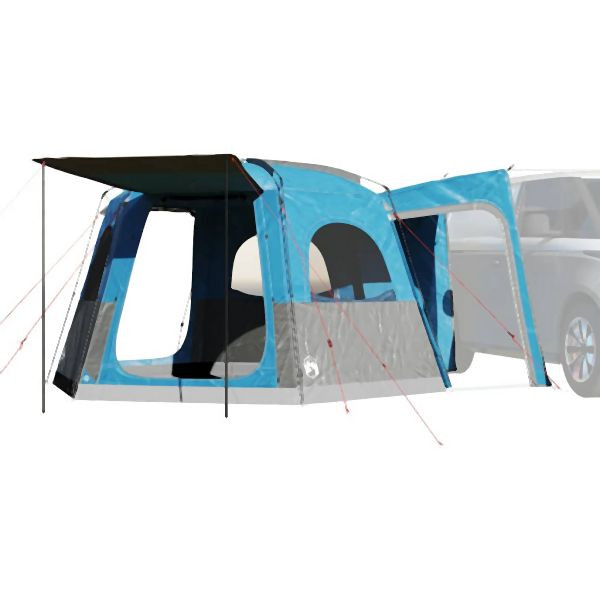 vidaXL Autozelt 4 Personen Blau Wasserfest, für Camping, 4009492