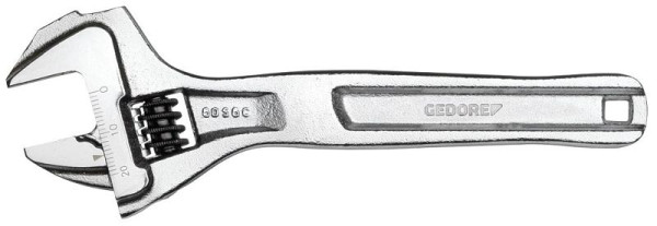GEDORE Einmaulschlüssel, verstellbar, vernickelt und verchromt 12", 2668890