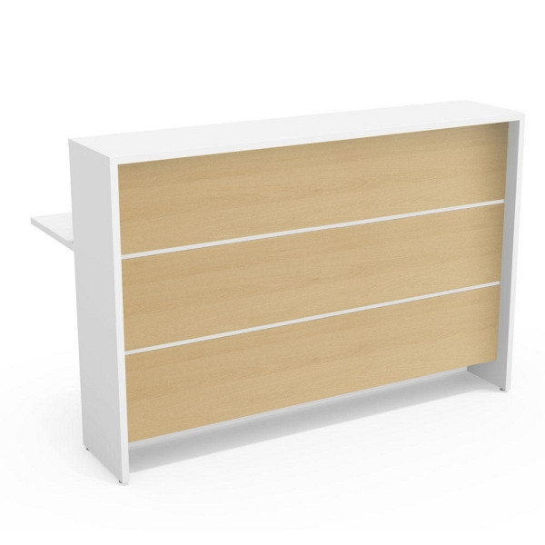 Deskin Thekenelement ELINUS, Buchedekor, B 1600 x T 780 x H 1085 mm, 257945