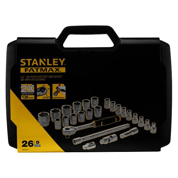 Stanley Steckschlüssel Set ½", 26-teilig, FMMT82685-1