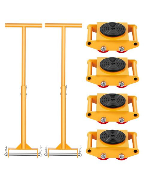 VEVOR 6T Möbelroller Transportroller, Möbelwagen Rollen mit Griff 360° drehbar, JXYDHBGYDXL4TAGOBV0