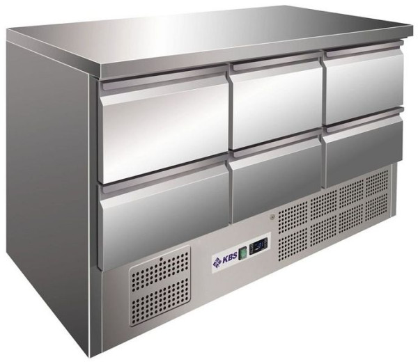 KBS Kühltisch KTM 306, mit 6 Schubladen, 343060