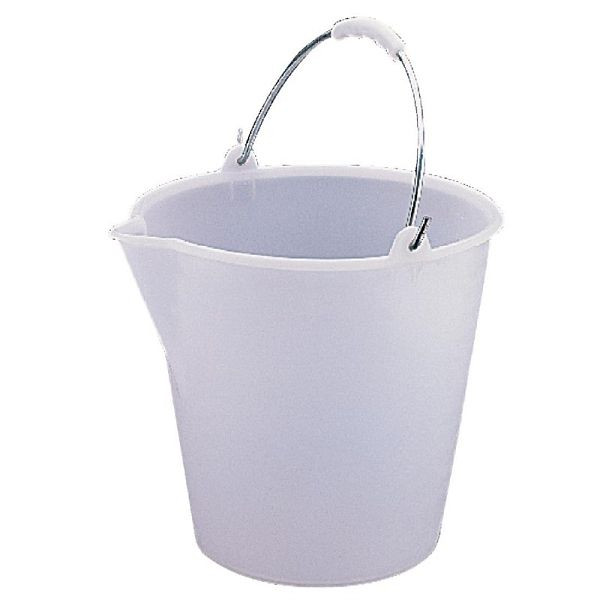 Jantex Kunststoffeimer 12 L, mit Formgriff, L571, 8004331042120