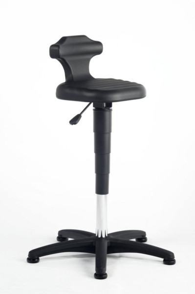 bimos Flex mit Gleiter, PU-Schaum schwarz, Sitzhöhe 510-780 mm, 9409-2000