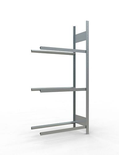 Schulte Reifenregal, Anbaufeld, 3 Lagerebenen, Fachbreite 900 mm, 906 x 436 x 2000 mm, 278828