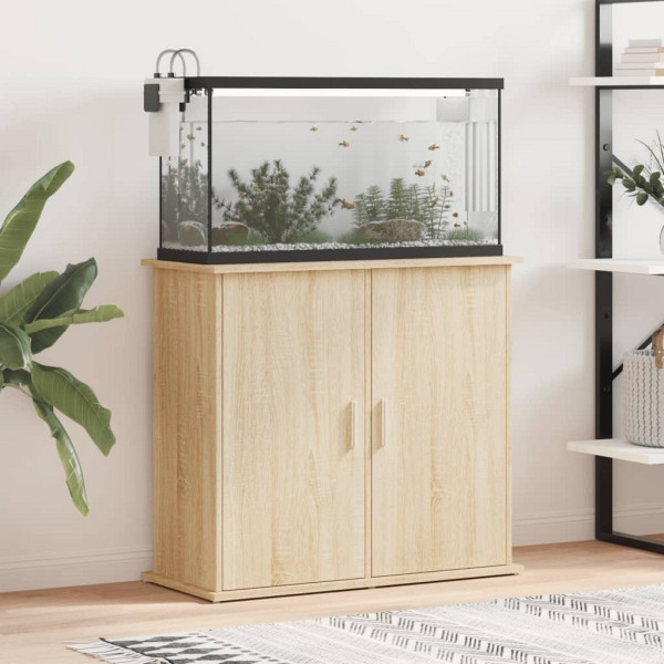 vidaXL Aquariumständer Sonoma-Eiche 81x36x73 cm Holzwerkstoff, 833626