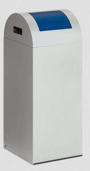 VAR Wertstoffsammelgerät WSG 55 R Korpus silber, Einwurfklappe enzianblau, 21011
