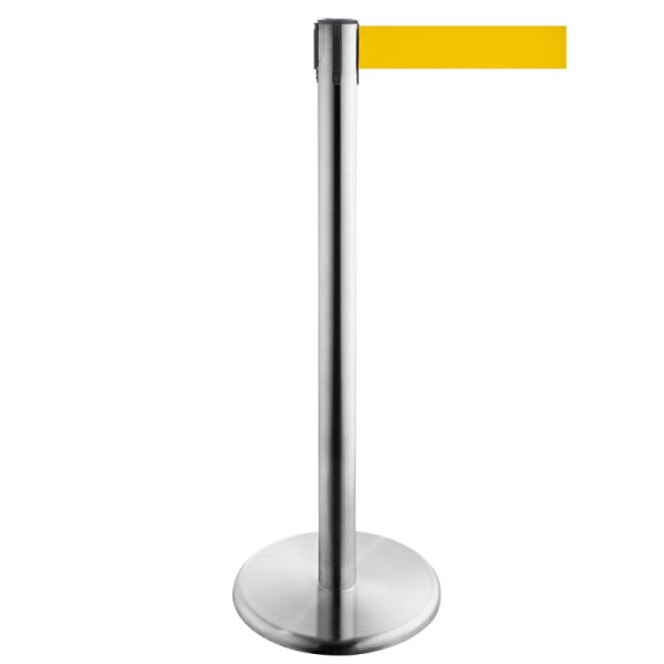 Stein HGS Personenleitsystem -P-LINE Future-, Edelstahl, signalgelb, mit Sicherheitsverschluss (selbstlösend), Gurtlänge: 2,3 m, 12798-1203