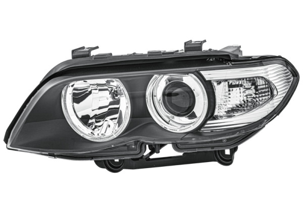 HELLA Halogen/Bi-Xenon-Hauptscheinwerfer, für u.a. BMW X5 (E53), ECE/CCC, für Rechtsverkehr, links, 1EL 224 485-411