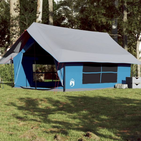 vidaXL Campingzelt 5 Personen Blau Wasserdicht, 4009540