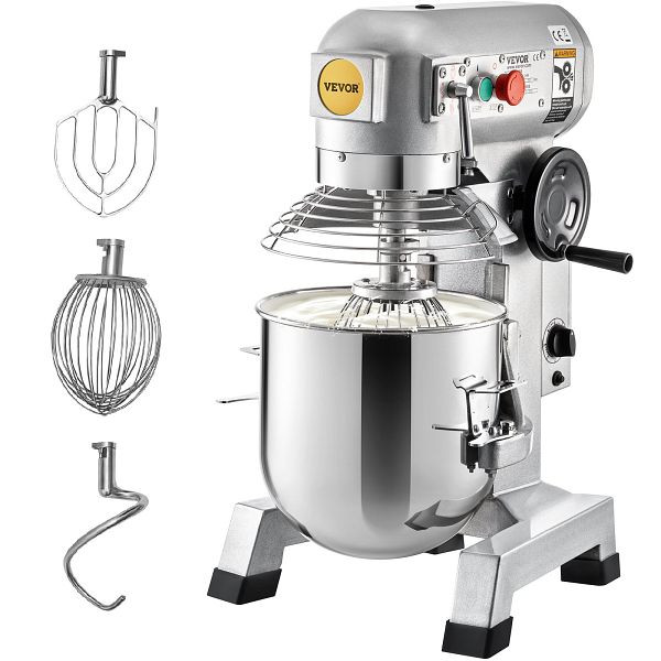 VEVOR Küchenmaschine Scheffler 450 W Knetmaschine 11 L Küchenmaschine, DDSYJ10QT220V0MKDV2