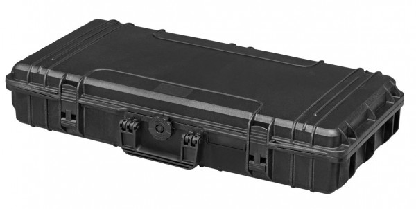 MAX wasser- und staubdichter Kunststoffkoffer, IP67 zertifiziert, schwarz, mit Noppenschaumstoff in Boden und Deckel, MAX800GPB
