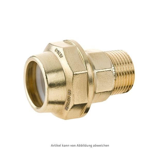 BEULCO Übergang gerade mit Außengewinde ohne Stützrohr 2" 63mm, VE: 2 Stück, 123063