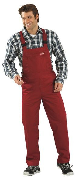 Planam MG 260 Latzhose, bordeaux, Größe 56, 0831056