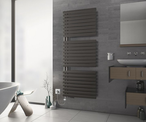 Ximax Elektrischer Handtuchwärmer Fortuna-Open 1802 mm x 600 mm 900 Watt Typ 5 Anthrazit RAL 7016, 10788