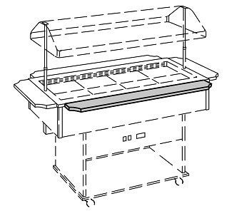 NordCap lange Tablettrutsche aus Holz, für Modell DELIZIE M, Pappelholz,Farbe rötlichbraun, 455464924