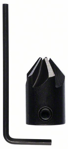 Bosch Aufstecksenker für Holzspiralbohrer, 4 x 16 mm, M 5, 2608585738