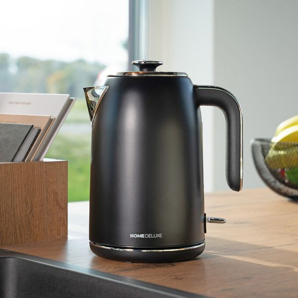 HOME DELUXE Wasserkocher NOBLE - Matt Schwarz, 71817