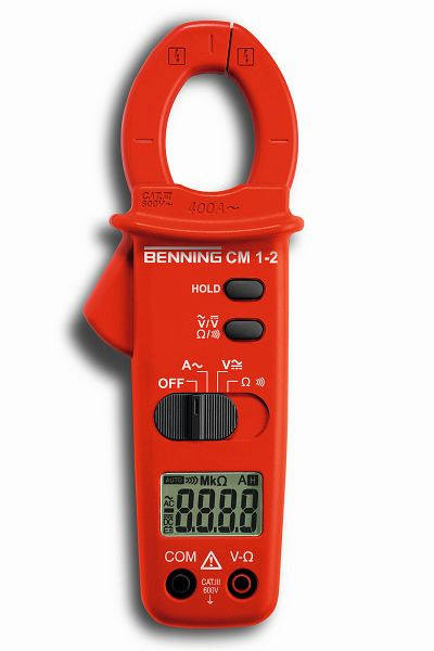 Benning CM 1-2, Digital-Stromzange-Multimeter, 400 A AC, 044062