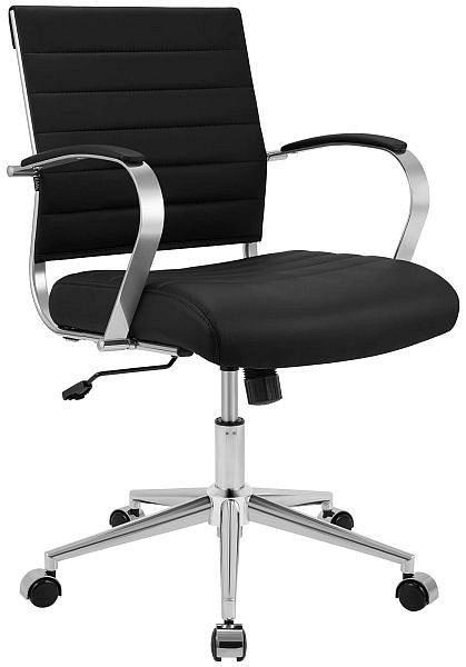 CLP Bürostuhl Oakland Kunstleder, schwarz, 316976, 4251756443825