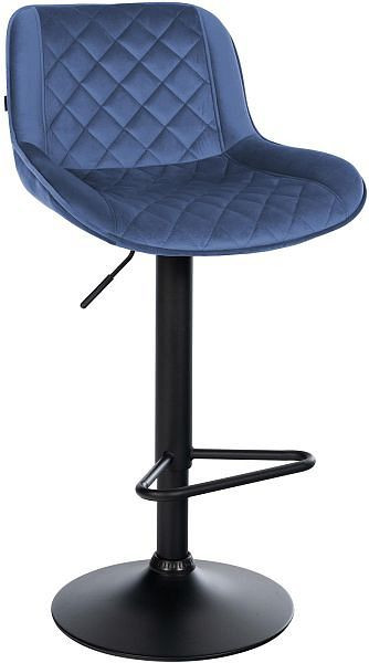 CLP Barhocker Kasson Samt, blau, 325771, 4255716349264