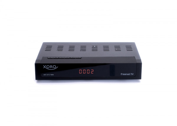 XORO Hybrid Receiver für digitales Antennen- (HEVC DVB-T/T2) und Kabelfernsehen (DVB-C), HRT 8772 HDD ohne Festplatte, VE: 10 Stück, SAT100601
