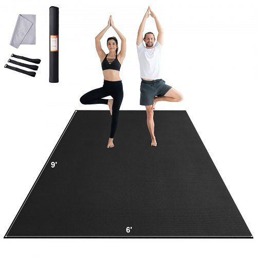 VEVOR Trainingsmatte Rutschfeste Yogamatte Fitnessstudio Gymnastikmatte 2,7x1,8m, DXYJD6YC9YC0WPD6YV0