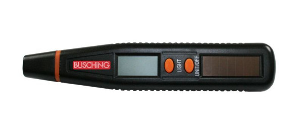 Busching Digital Reifendruckprüfer "SOLAR" LCD-Display, PSI, Bar, KPa, Kg/cm², 100854