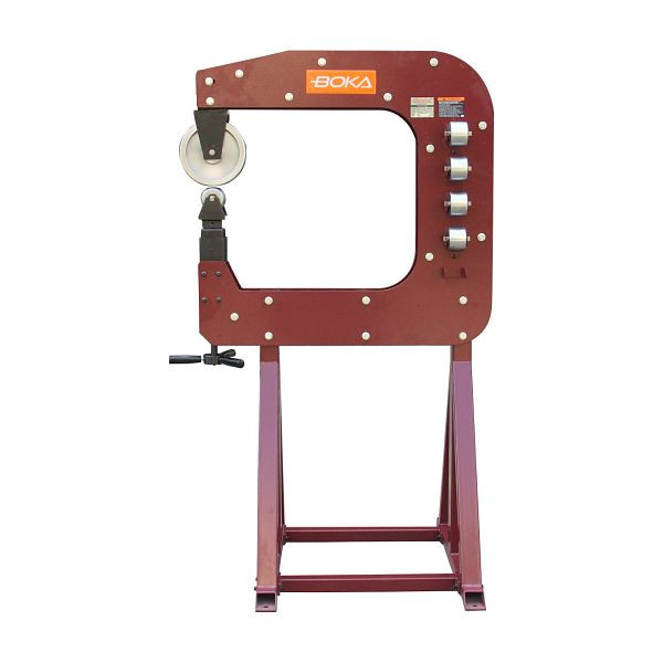 BOKA F2.0X630 Rollenstreckmaschine Metallumformer, 5 Stück Formräder 630mm x 2mm, Streckgerät, Blechbiegemaschine, 573272