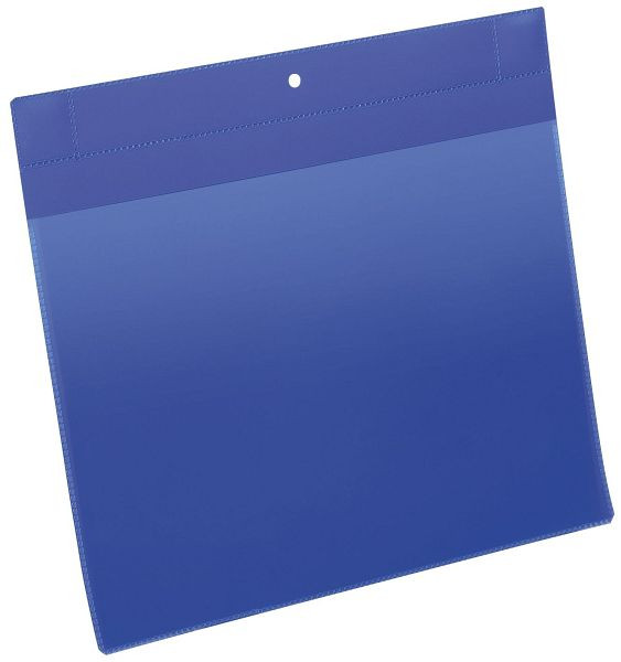 DURABLE Kennzeichnungstasche, magnetisch, A4 quer, PP, dokumentenecht, dunkelblau, 10 Stück, 1748 07