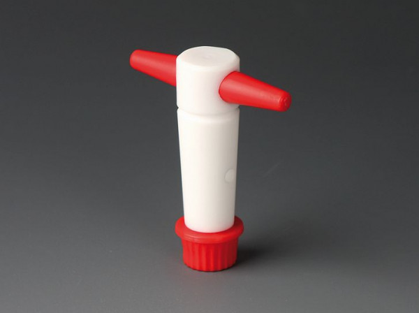 Bohlender Eco-Durchgangs-Hahnküken mit Bohrung Größe NS in mm: 10,0 x 23, PTFE, Bohrung-Durchmesser in mm: 1,0, VE: 3 Stück, J 1220-01