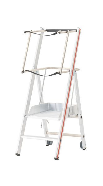 HYMER Plattformleiter ProTect C, 2 Sprossen/Stufen, 838302