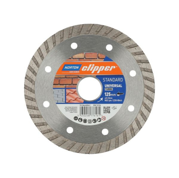 Norton Clipper Diamantscheibe Standard Universal Turbo 125 x 22,23 x 10/2,8, 70184608561