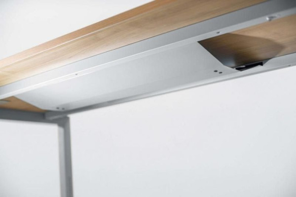 Hammerbacher Kabelwanne Silber, 82x44x6,5 cm, 82 x 44 x 6,5 cm, VRKW/S